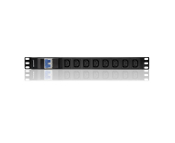 Qoltec RACK 19" 1U 10A PDU - 8 gniazd,  2m - 432111 - zdjęcie 4